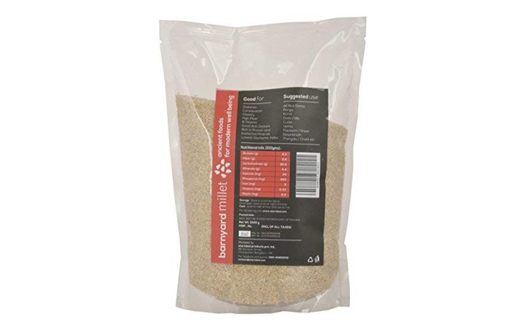 Forgotten Foods Barnyard Millet    Pack  900 grams